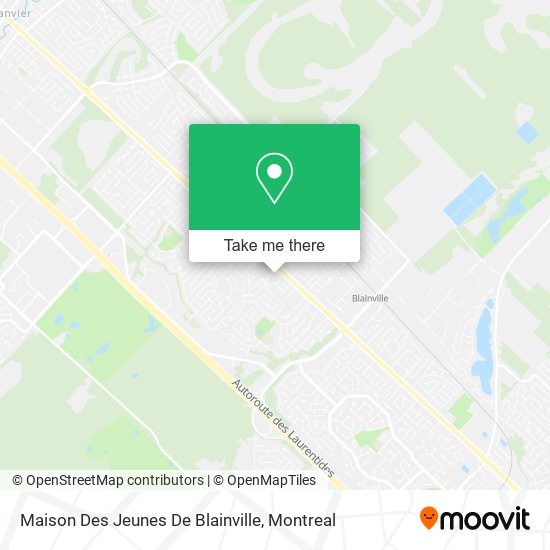 Maison Des Jeunes De Blainville map