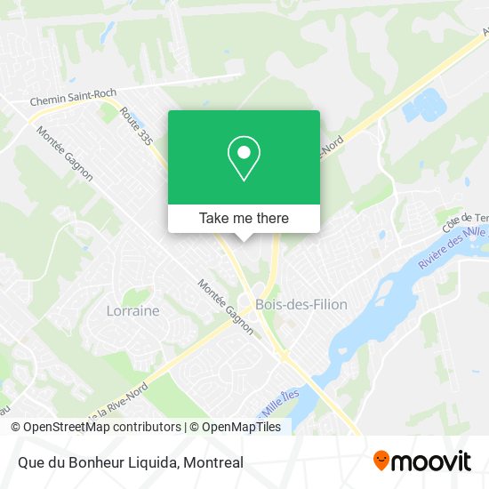 Que du Bonheur Liquida map