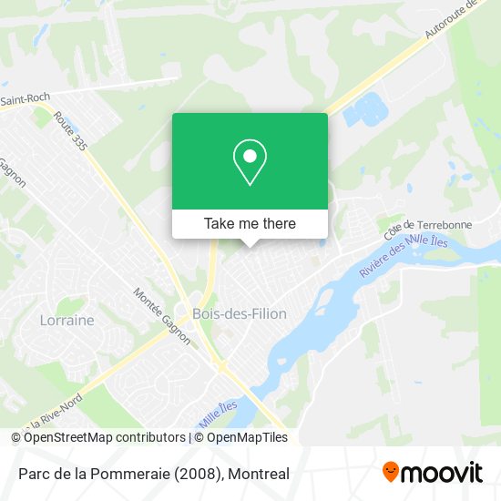Parc de la Pommeraie (2008) map