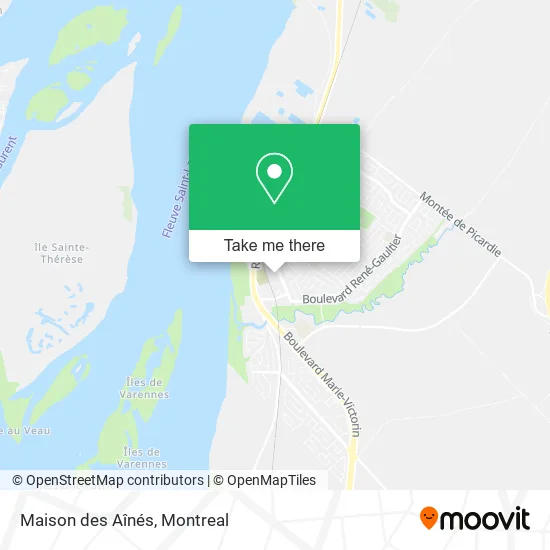 Maison des Aînés map