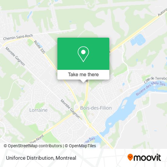 Uniforce Distribution map