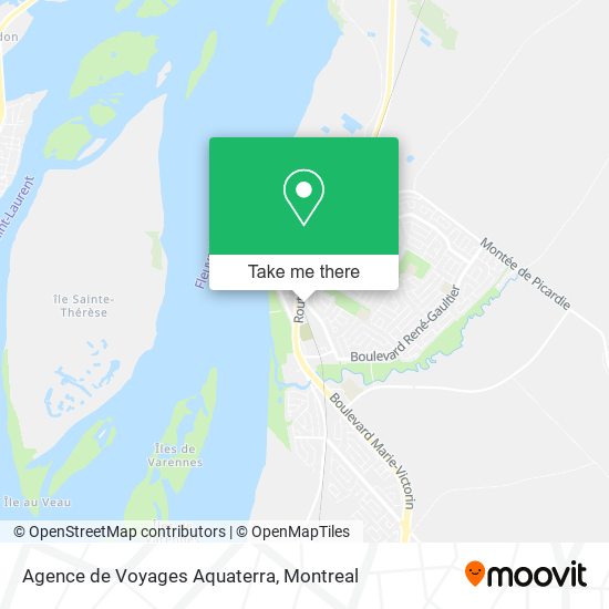 Agence de Voyages Aquaterra map