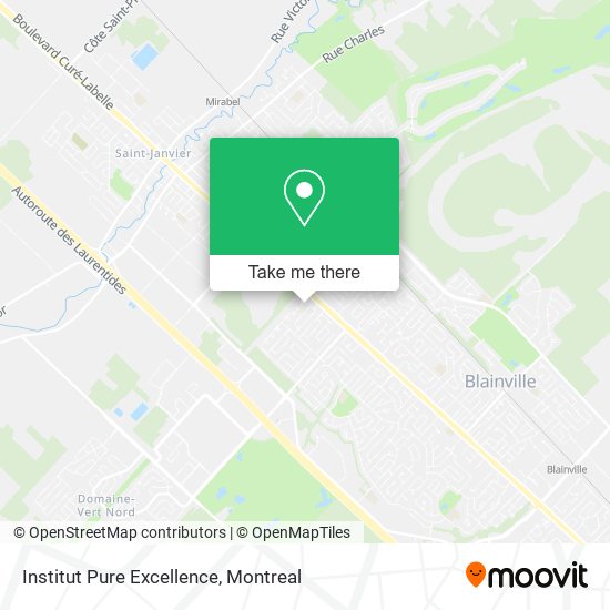 Institut Pure Excellence map