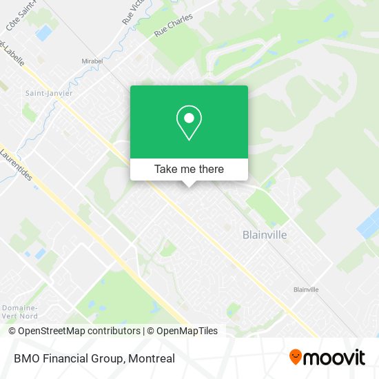 BMO Financial Group map