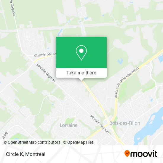 Circle K map