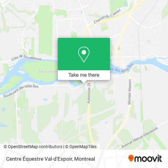 Centre Équestre Val-d'Espoir map