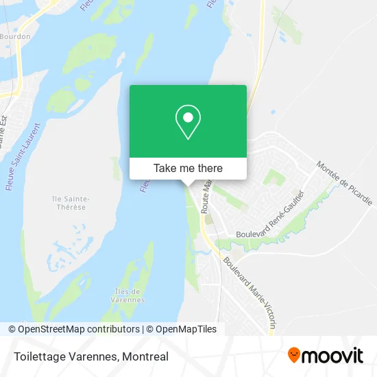 Toilettage Varennes map