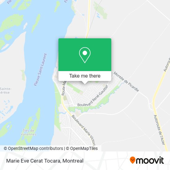 Marie Eve Cerat Tocara map