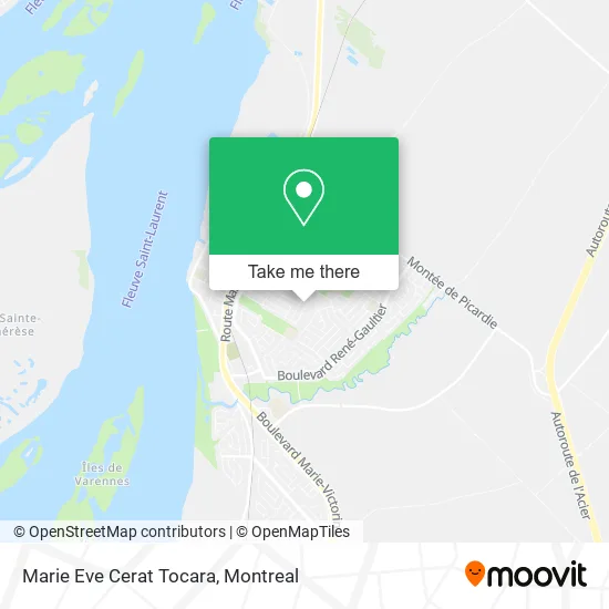 Marie Eve Cerat Tocara map