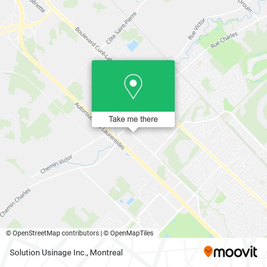 Solution Usinage Inc. map