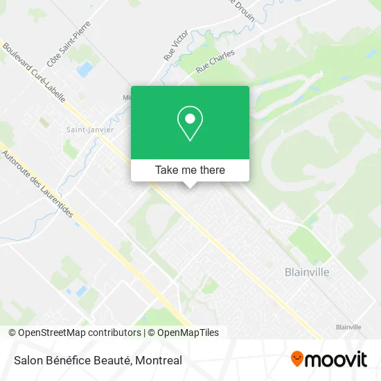 Salon Bénéfice Beauté map