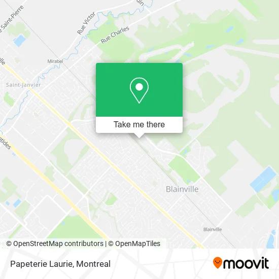 Papeterie Laurie map