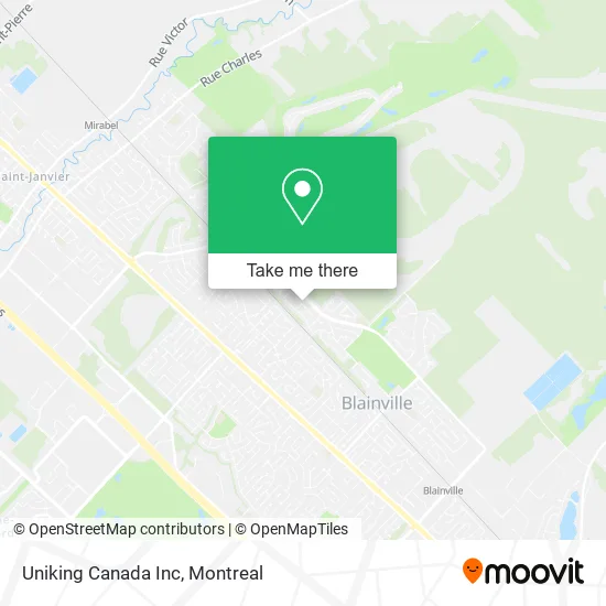 Uniking Canada Inc map