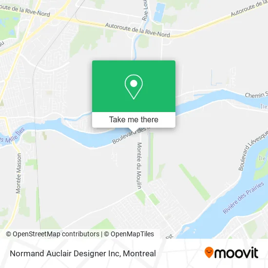 Normand Auclair Designer Inc map