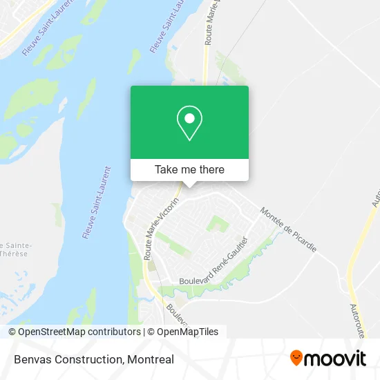 Benvas Construction map