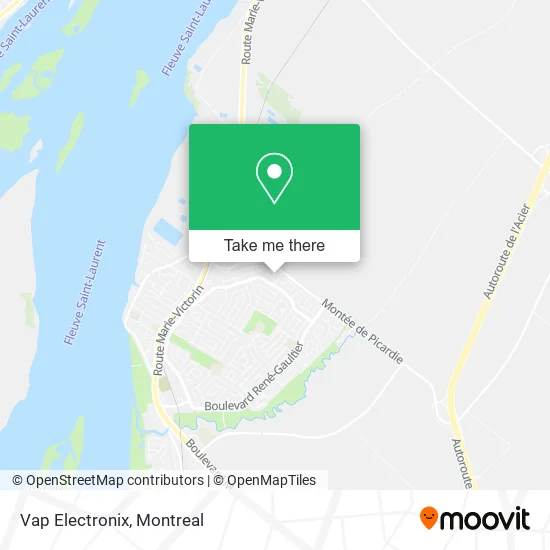 Vap Electronix map