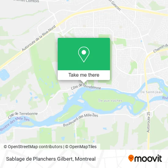 Sablage de Planchers Gilbert map