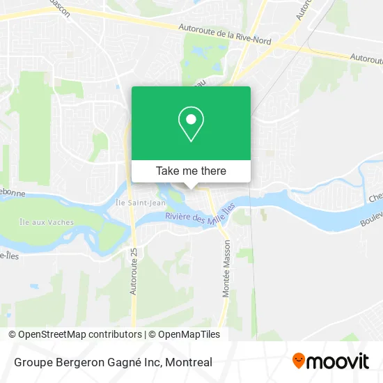 Groupe Bergeron Gagné Inc map
