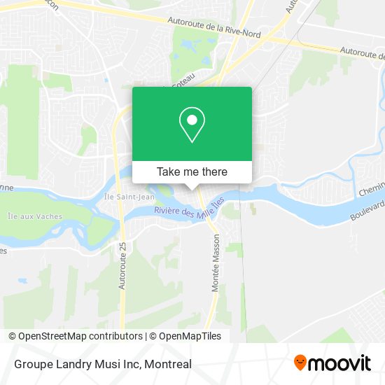 Groupe Landry Musi Inc map
