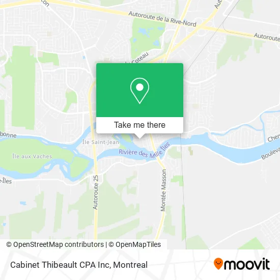 Cabinet Thibeault CPA Inc map