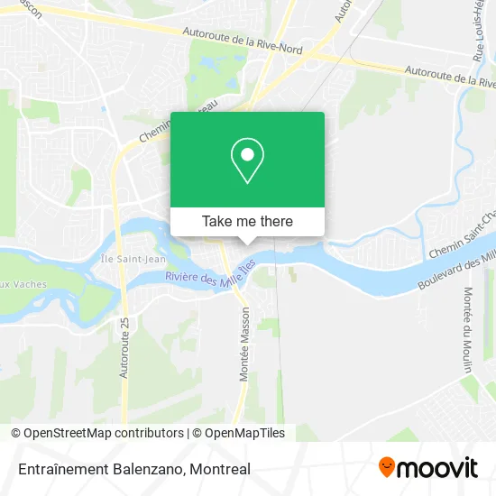 Entraînement Balenzano map