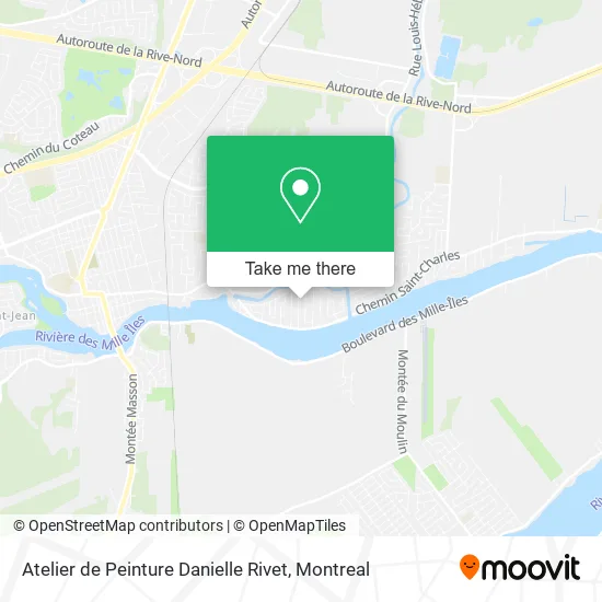 Atelier de Peinture Danielle Rivet map