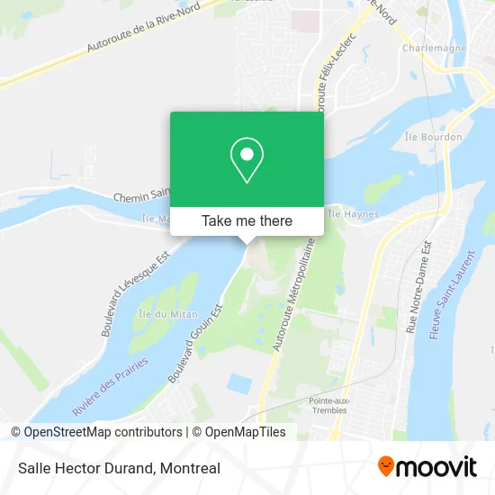 Salle Hector Durand map