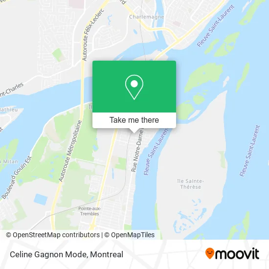 Celine Gagnon Mode map