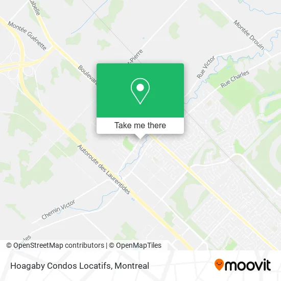 Hoagaby Condos Locatifs map