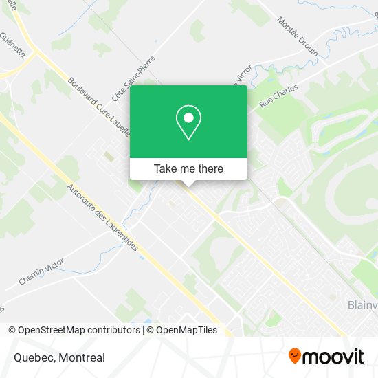 Quebec map