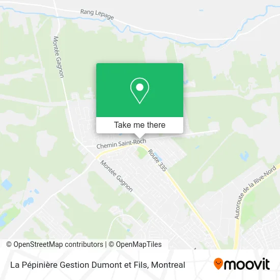 La Pépinière Gestion Dumont et Fils map