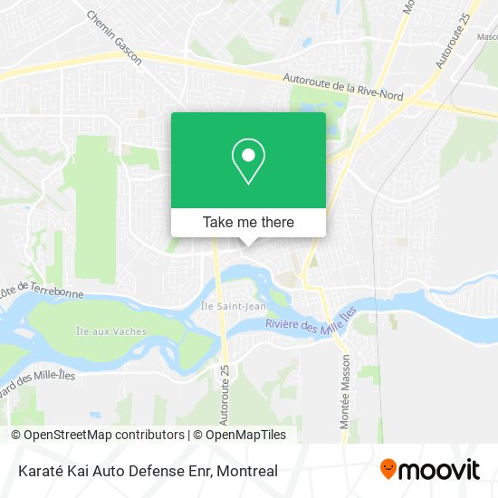 Karaté Kai Auto Defense Enr map