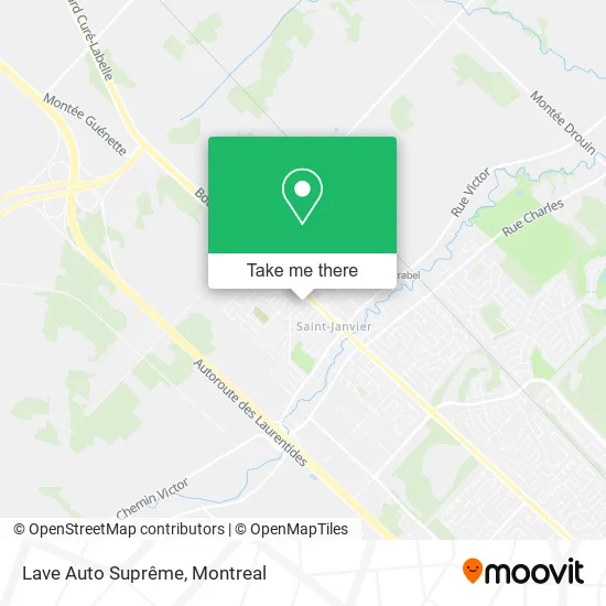 Lave Auto Suprême map