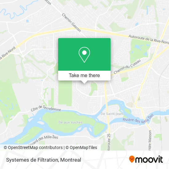 Systemes de Filtration map