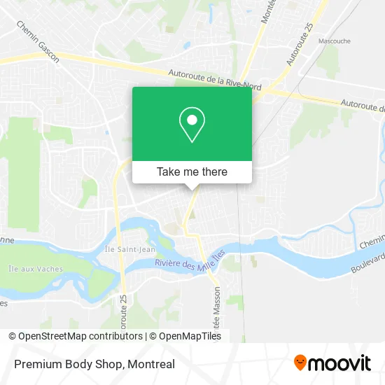 Premium Body Shop map