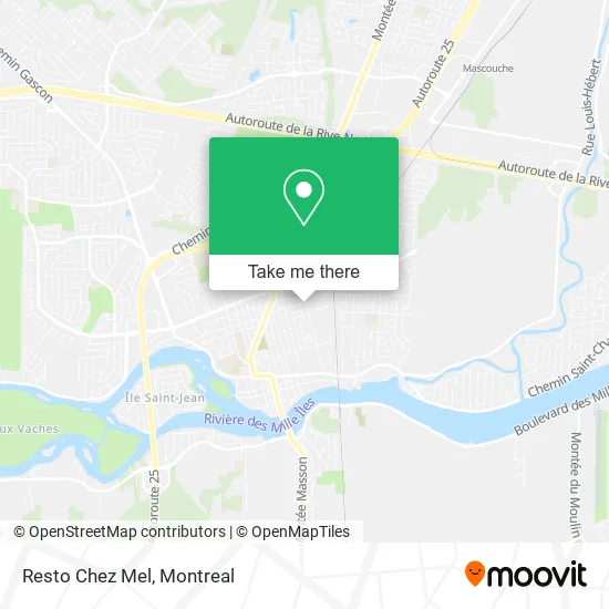 Resto Chez Mel map