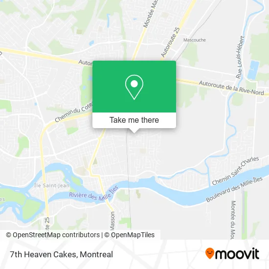 7th Heaven Cakes map