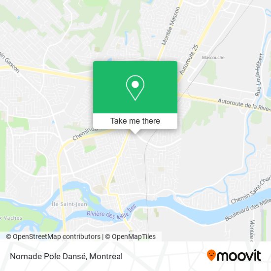 Nomade Pole Dansé map