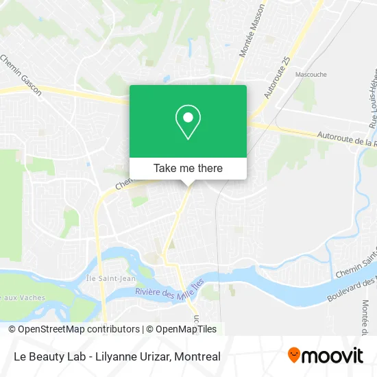 Le Beauty Lab - Lilyanne Urizar map