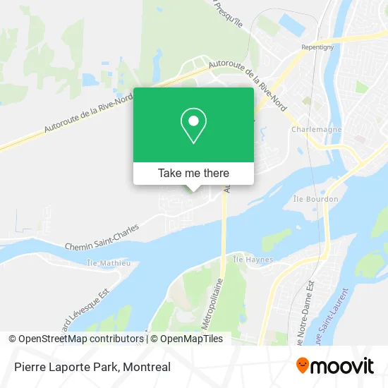 Pierre Laporte Park map