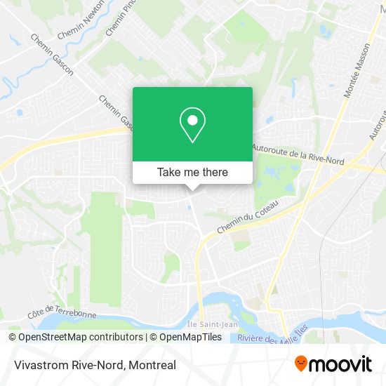 Vivastrom Rive-Nord map