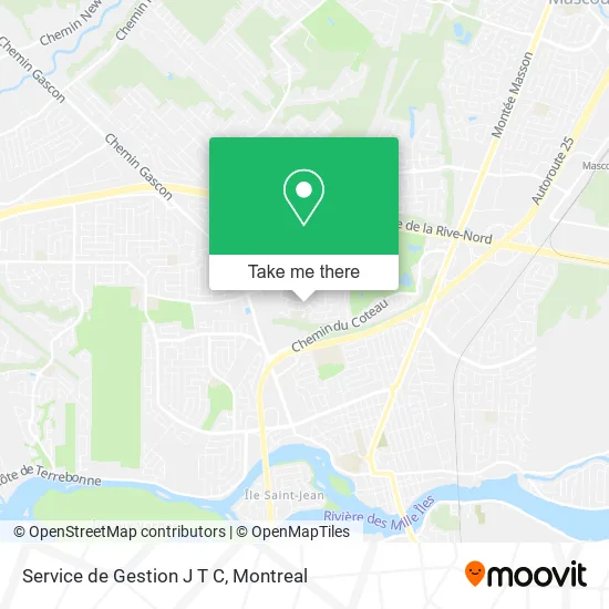 Service de Gestion J T C map