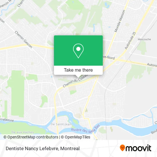 Dentiste Nancy Lefebvre map