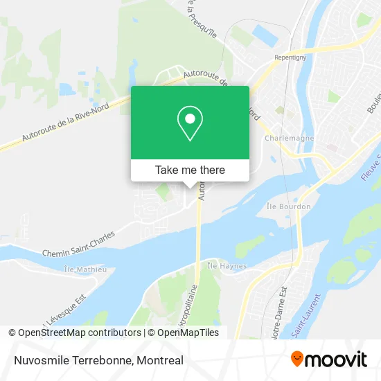 Nuvosmile Terrebonne map