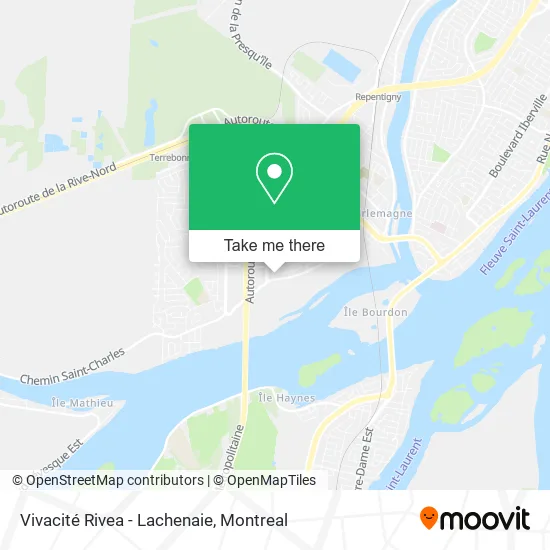 Vivacité Rivea - Lachenaie map