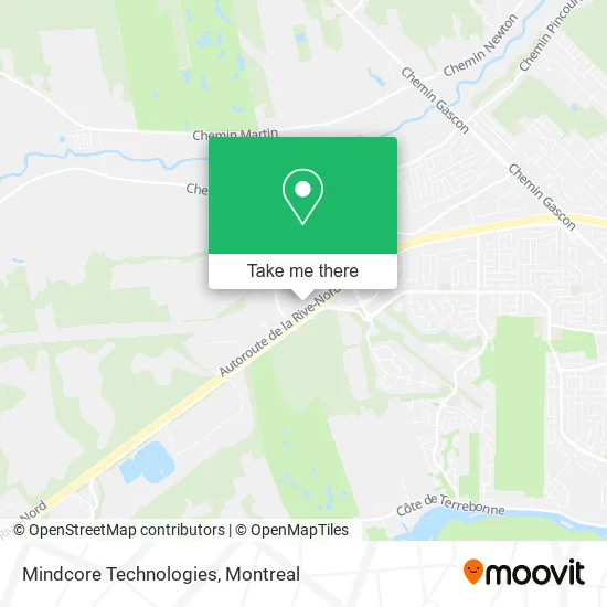 Mindcore Technologies map