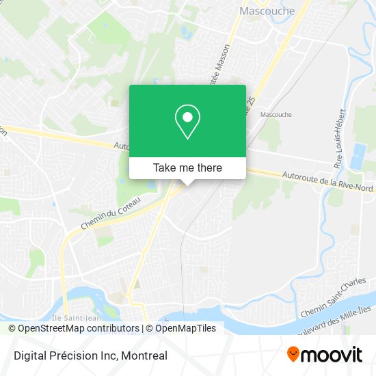Digital Précision Inc map