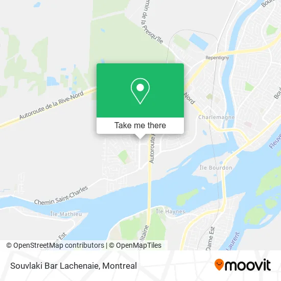 Souvlaki Bar Lachenaie map