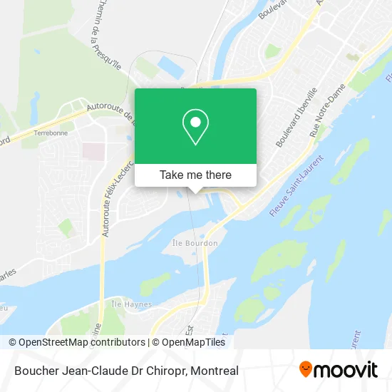 Boucher Jean-Claude Dr Chiropr map