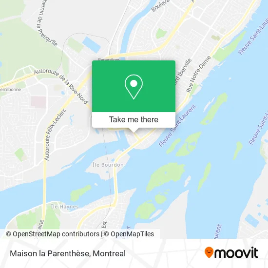 Maison la Parenthèse map
